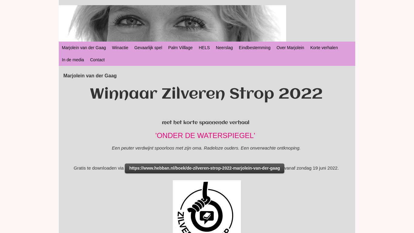 Website van Marjolein van der Gaag