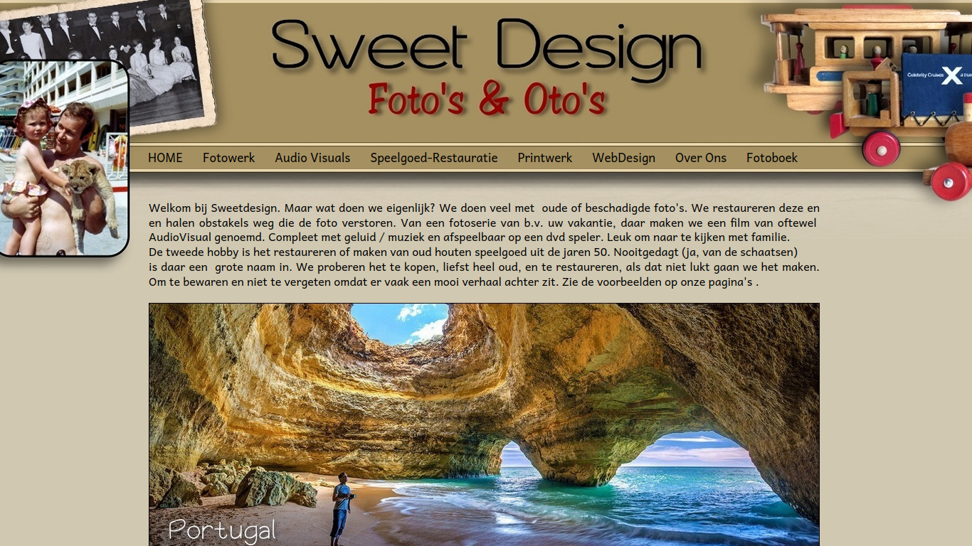 Website van Sweetdesign