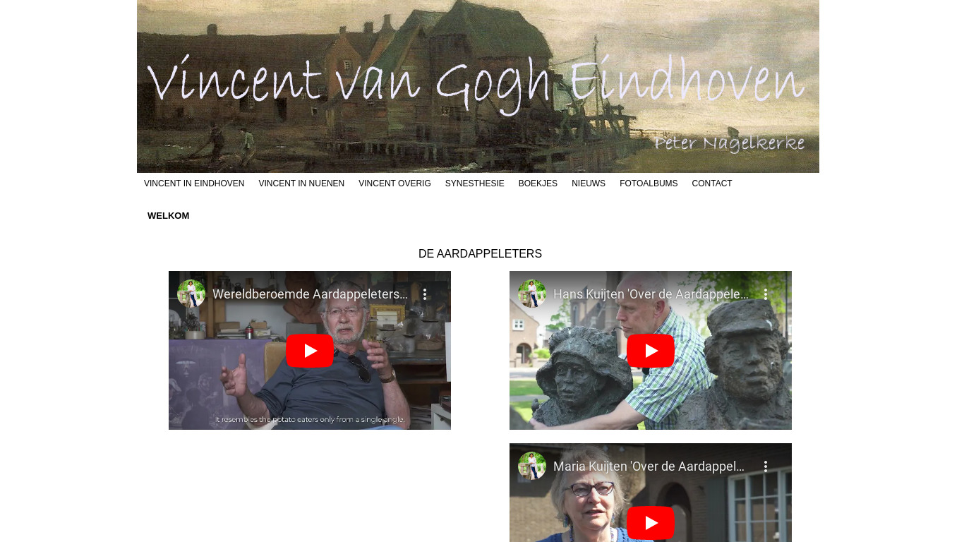 Website van STICHTING VAN GOGH EINDHOVEN